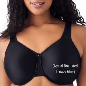 Wacoal Basic Beauty Underwire Bra size 34DD in Navy blue. Great condition